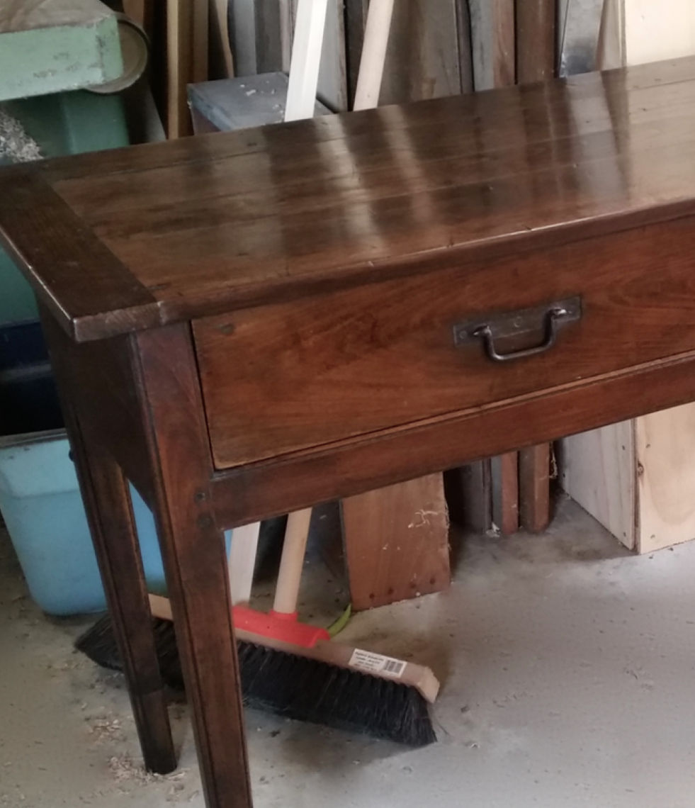 Two Drawer Side Table or Breton Server 